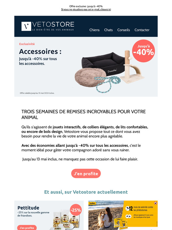 : Economisez jusqu'à -40% sur les accessoires