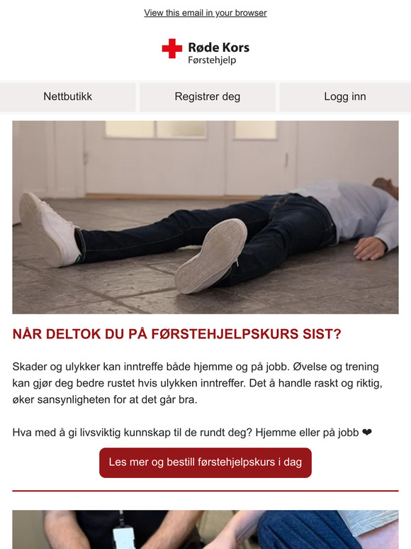 Når deltok du på førstehjelpskurs sist? ⛑️