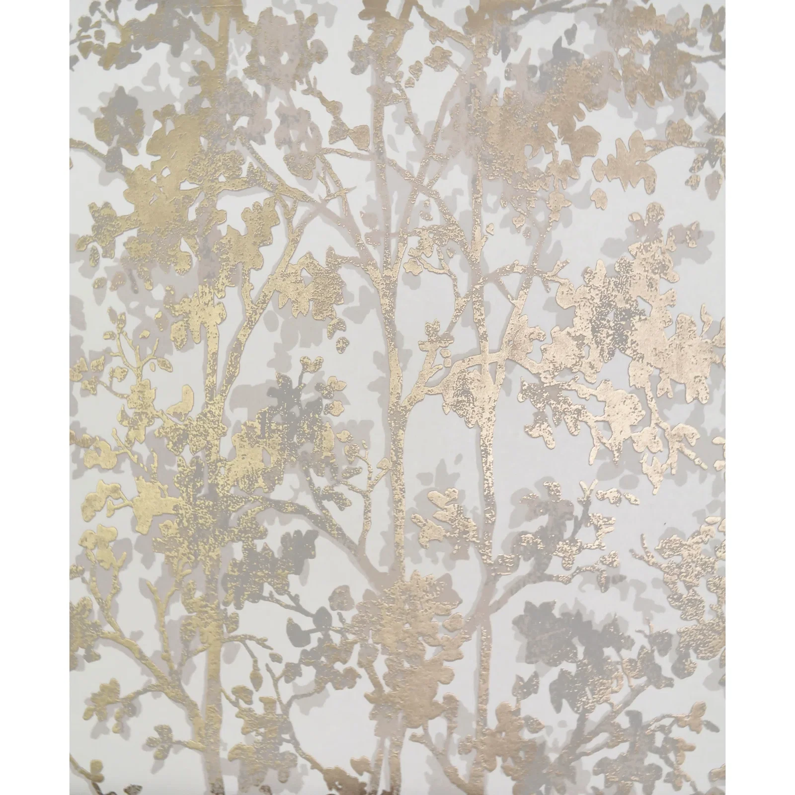 Antonia Vella Modern Metals Shimmering Foliage 32.8' L x 20.8