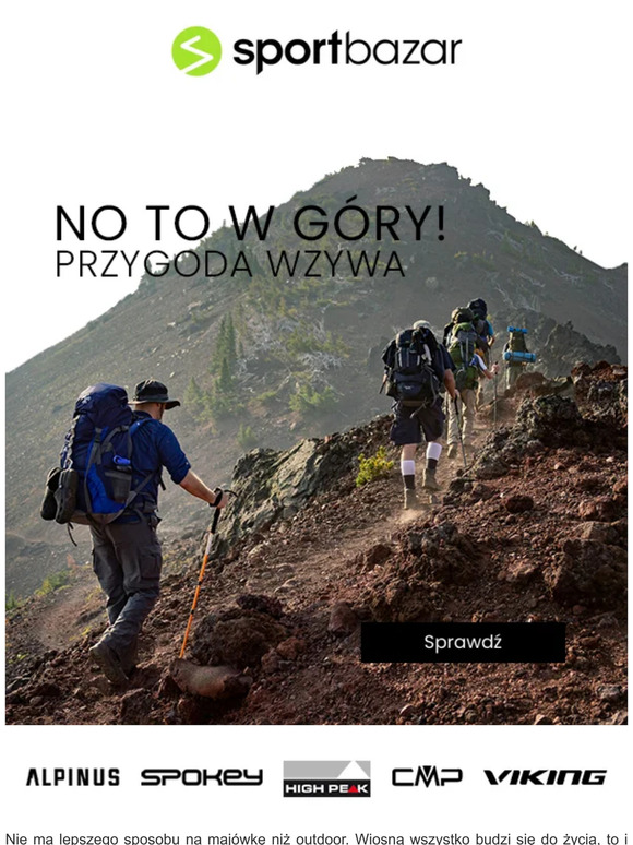 Włóż buty, spakuj plecak i idziemy 🥾⛰️