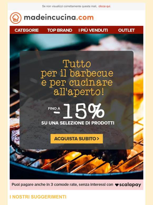 Tutto per il barbecue e per cucinare all'aperto fino a -15!