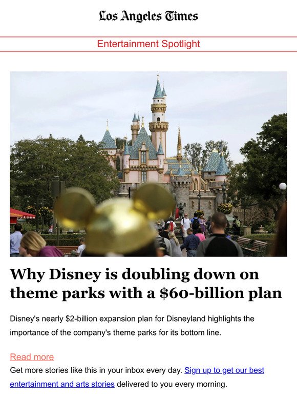 Why Disney is doubling down on its theme parks again
