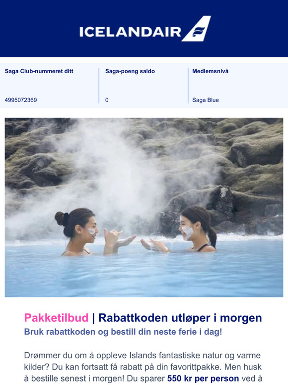 Rabattkoden utløper i morgen!