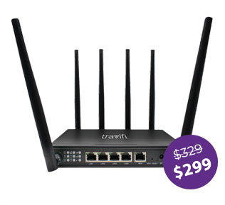 TravlFi JourneyXTR Router