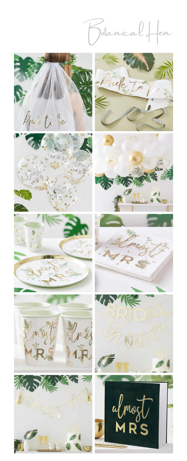 Botanical Hen Accessories and Decorations