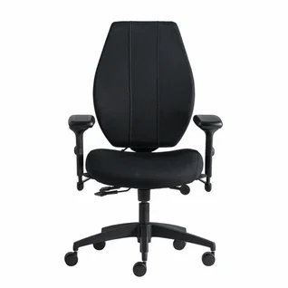 Gry Mattr + ergoCentric airCentric 3 Task Chair - Standard Seat - Black