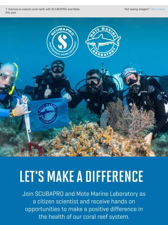 Help Restore Coral Reefs with SCUBAPRO