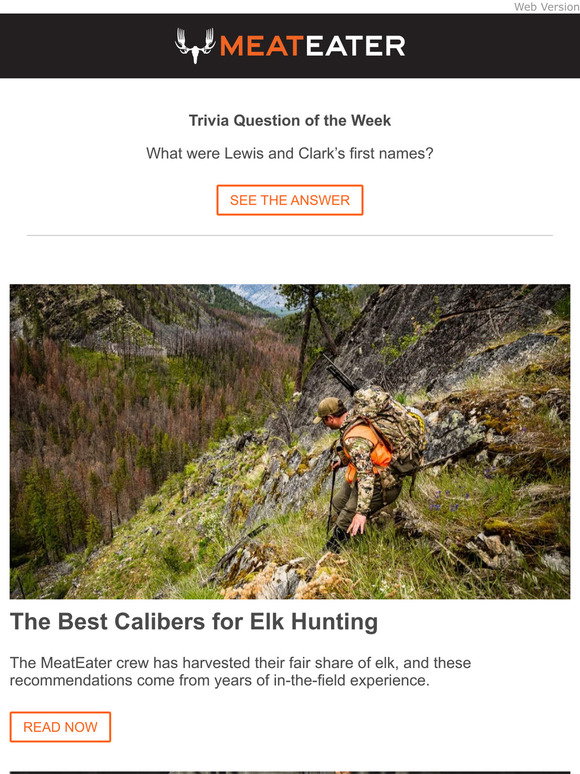MeatEater Best Elk Calibers Milled