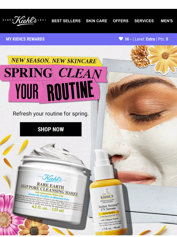 Kiehls Spring Clean Your Skincare Routine🌷 Milled