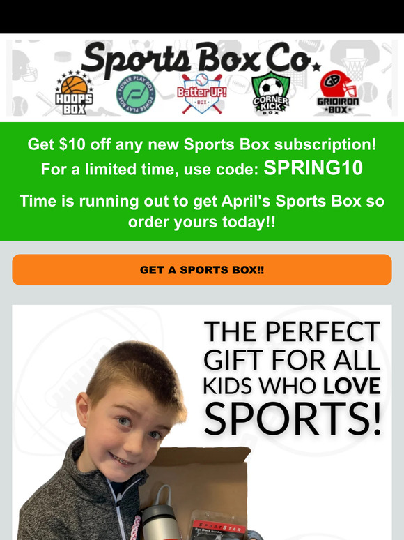🔥Spring savings from Sports Box🔥