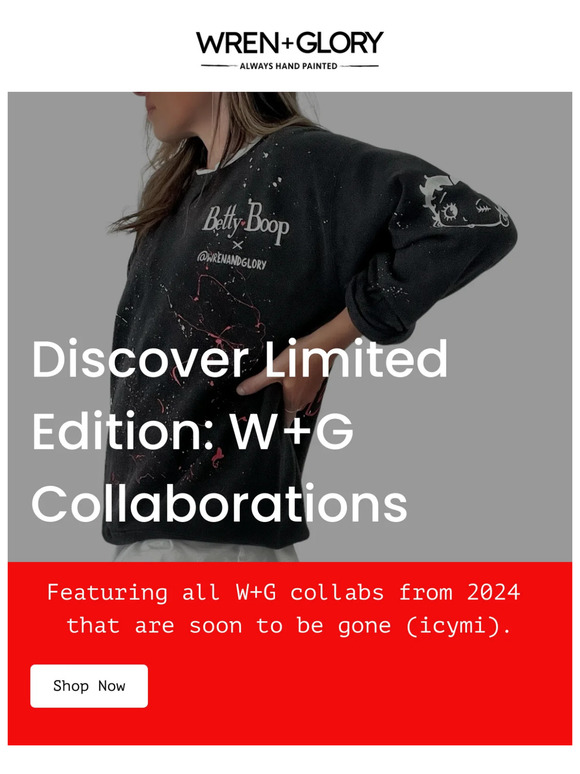 Don't miss the W+G Collaborations...