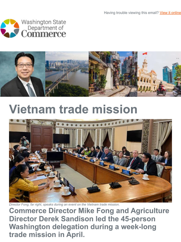 Commerce Director co-leads state trade visit to Vietnam
