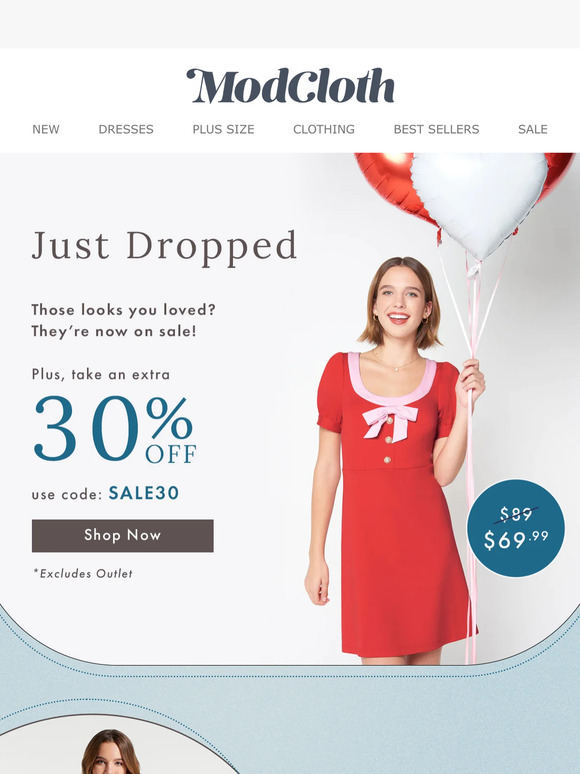 Modcloth For you early access to 50 off! 🎉 Milled