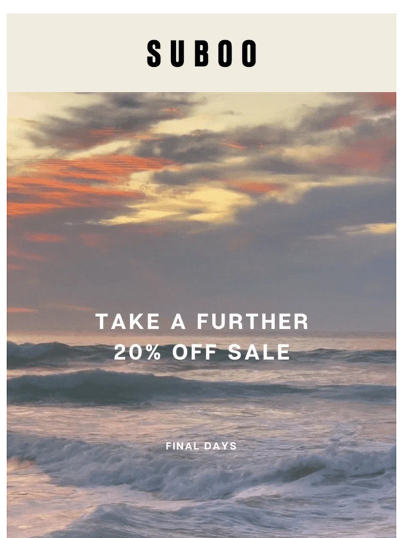 MID SEASON SALE - Take A Further 20% Off