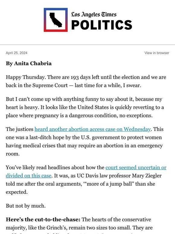 SCOTUS to pregnant women: Good luck with that