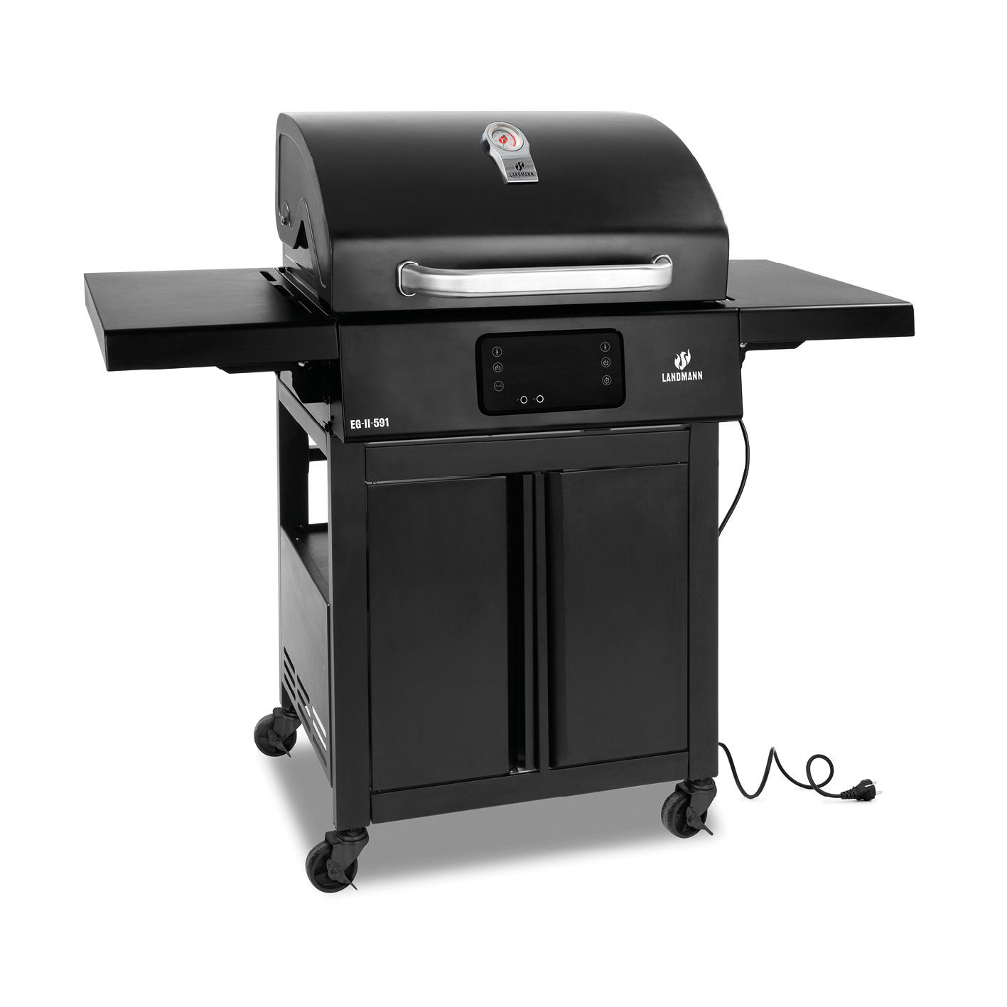 LANDMANN VOLTRIS Elektro-Grillwagen - Schwarz