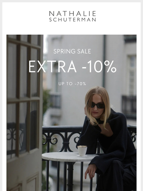 Extra -10% off Spring Sale 🌷