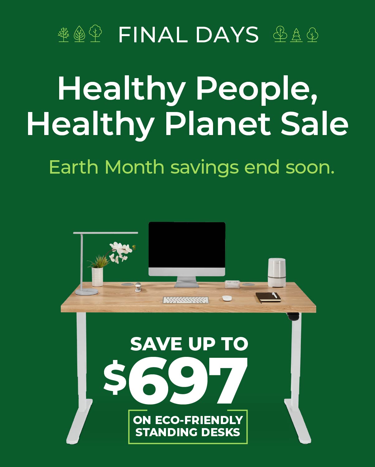 UPLIFT Desk Final days for Earth Month savings 💚⌛ Milled