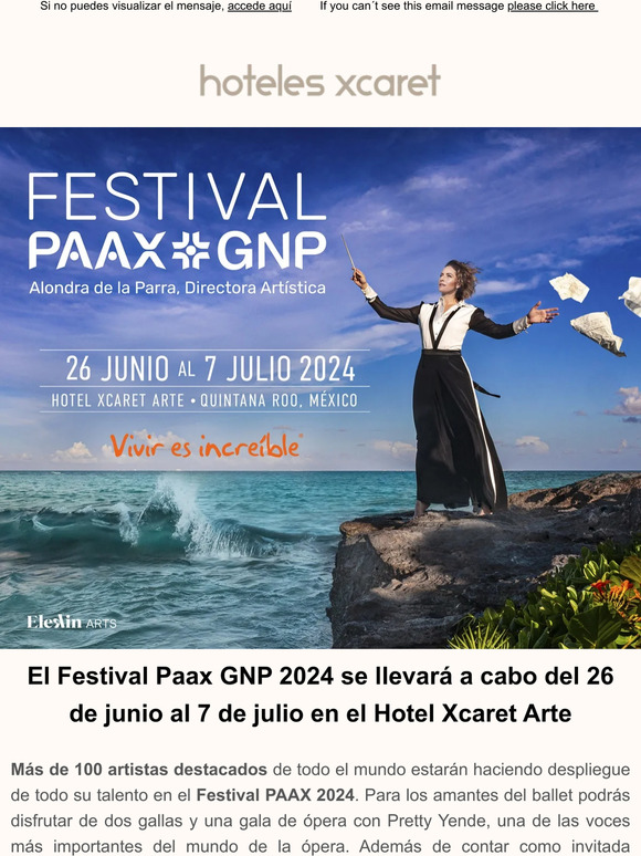 Conoce como disfrutar el Festival PAAX GNP 2024