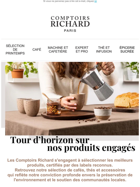 Tour d'horizon sur nos produits engagés ☕