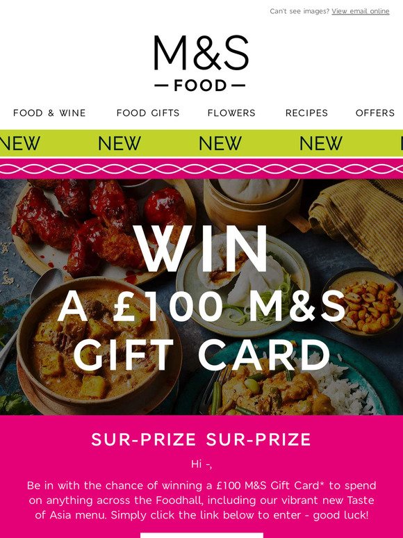 Marks and Spencer: WIN a £100 M&S gift card 💸 | Milled