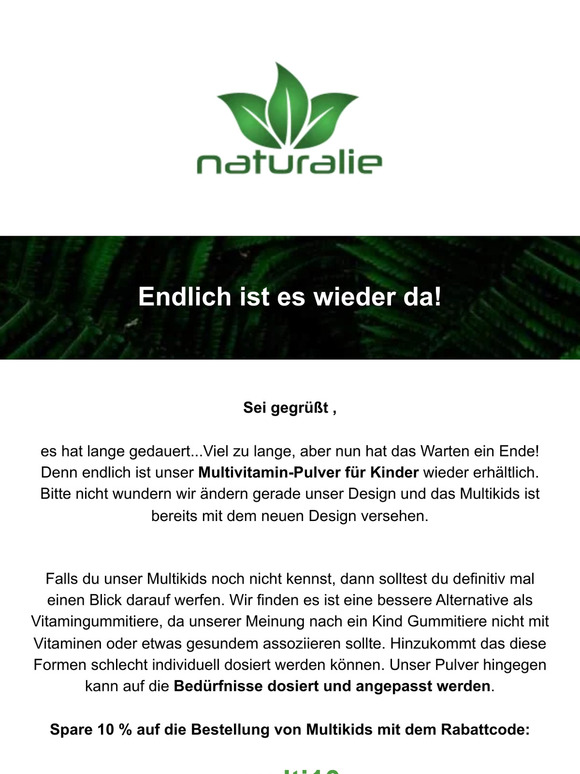Endlich, es ist wieder da! 😍