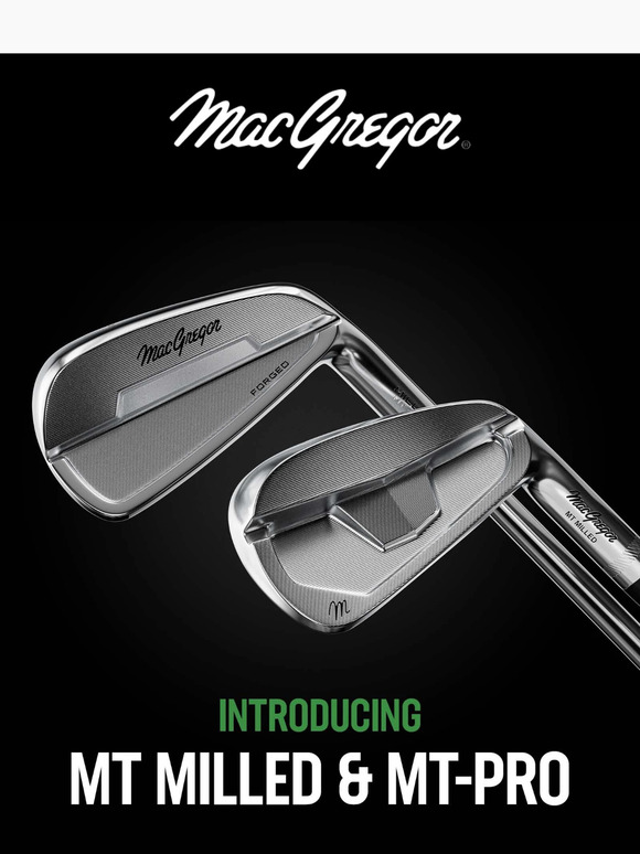 MacGregor Golf: Introducing MT Milled & MT-Pro Irons | Milled