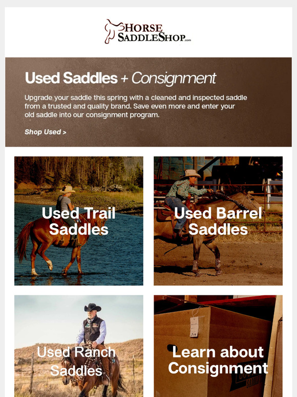 Used Saddles + Consignment