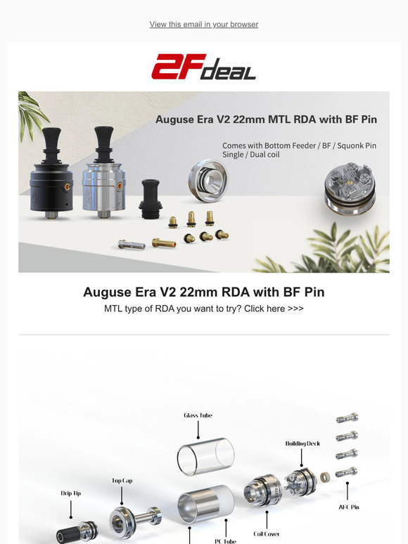 2Fdeal: We are pleased to present a selection of our most popular MTL-type atomizers!