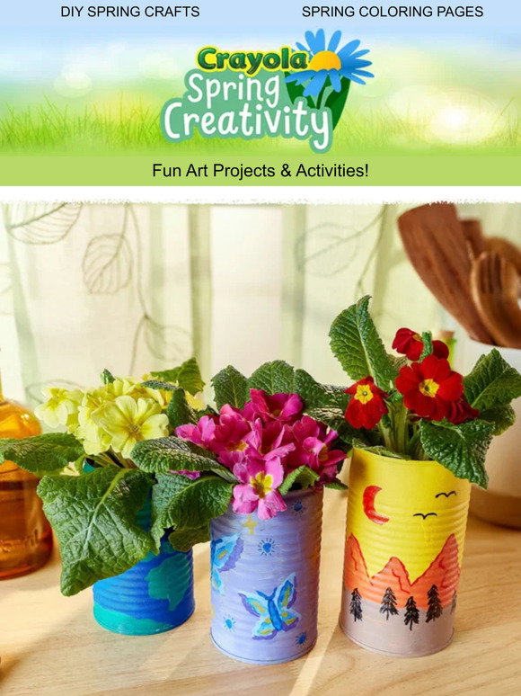 Crayola: 🌸 Create Blossoming Crafts for Sunny Days | Milled