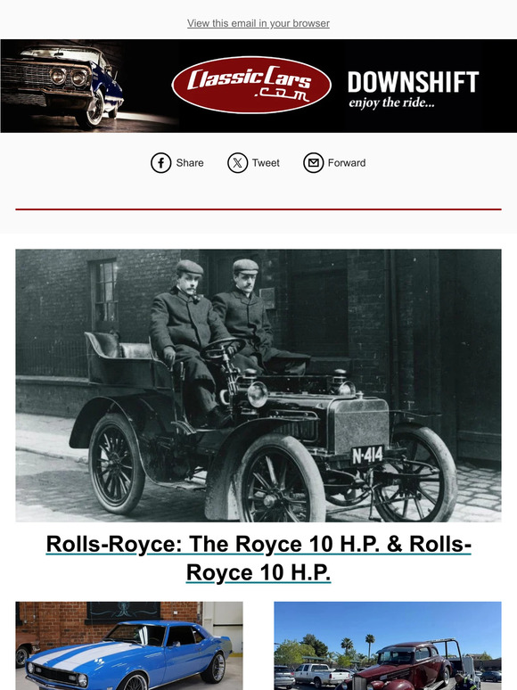 ClassicCars: Rolls-Royce: The Royce 10 H.P. & Rolls-Royce 10 H.P. | Milled