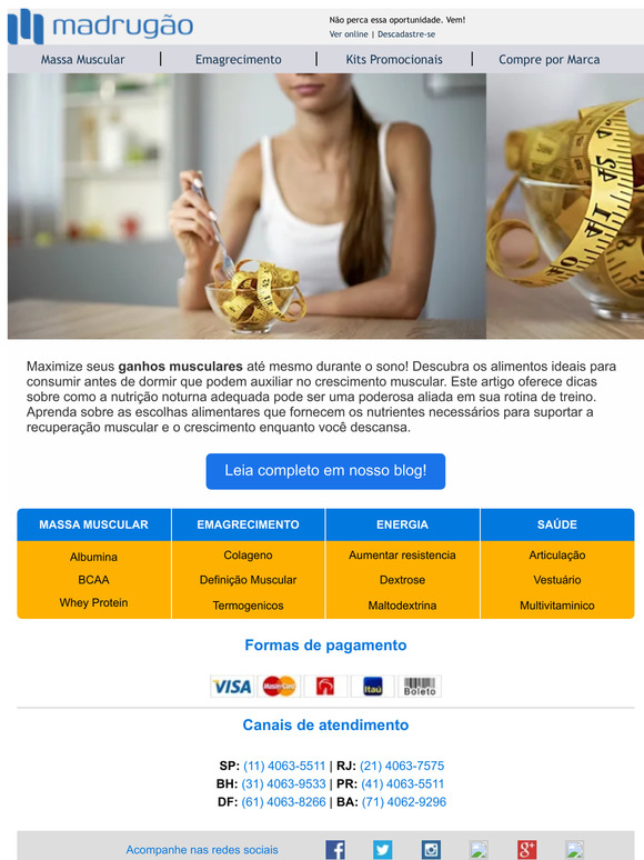 Confira: Melhores Alimentos para comer antes de dormir se você quer ganhar massa muscular