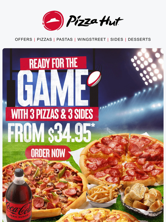 The missing piece of your Saturday! 🤔🍕