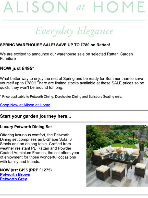Save up to £780 on Garden Rattan Sets
