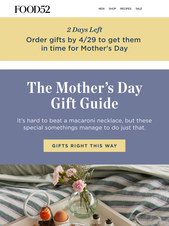 Food52 Email Newsletters Shop Sales, Discounts, and Coupon Codes