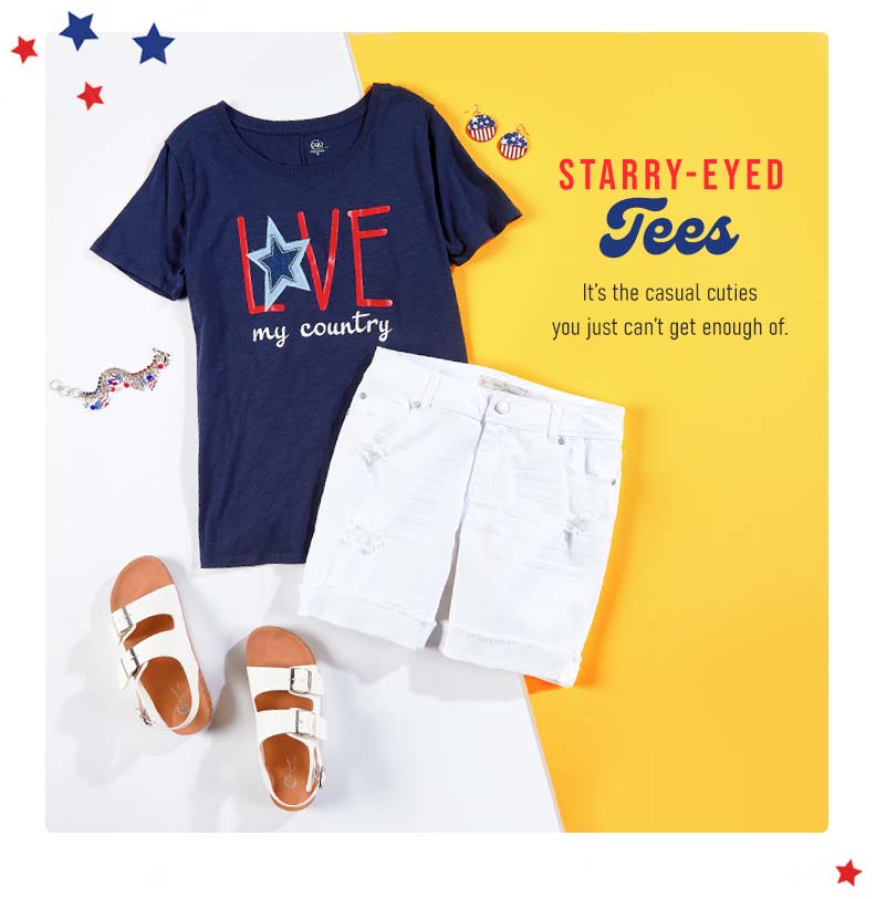 Starry-eyed Tees: Shop The Look