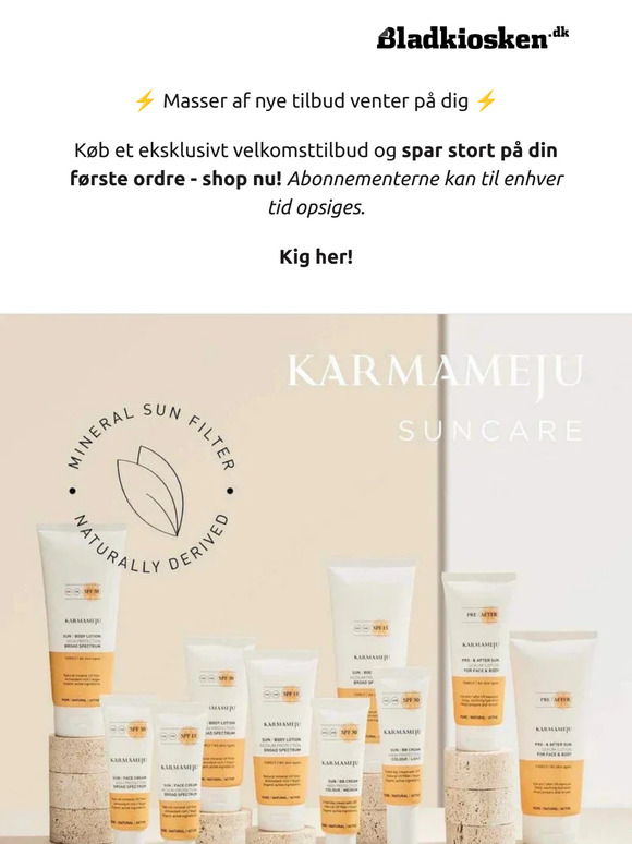 ⚡️ Masse nye tilbud venter på dig ⚡️