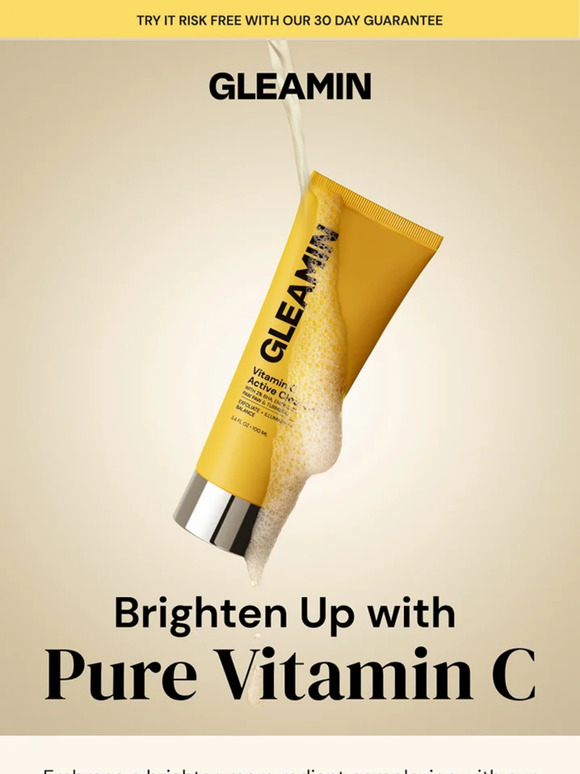 Brighten Up with our NEW Vitamin C Active Cleanser ✨