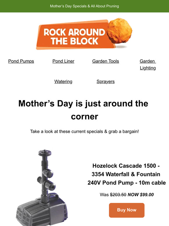 🌸 Mother's Day Specials & Pruning Pro Tools