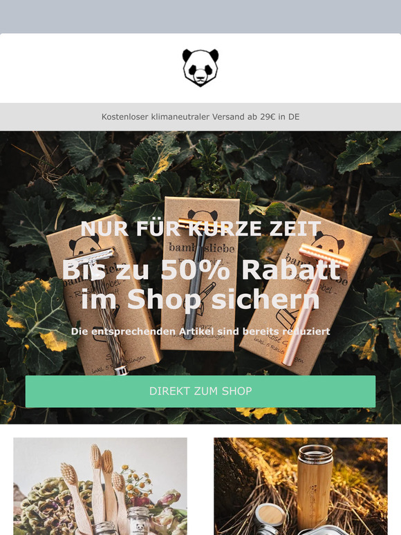 Bis zu 50% Rabatt auf Taschen, Pflege- und Haushaltsprodukte 😍