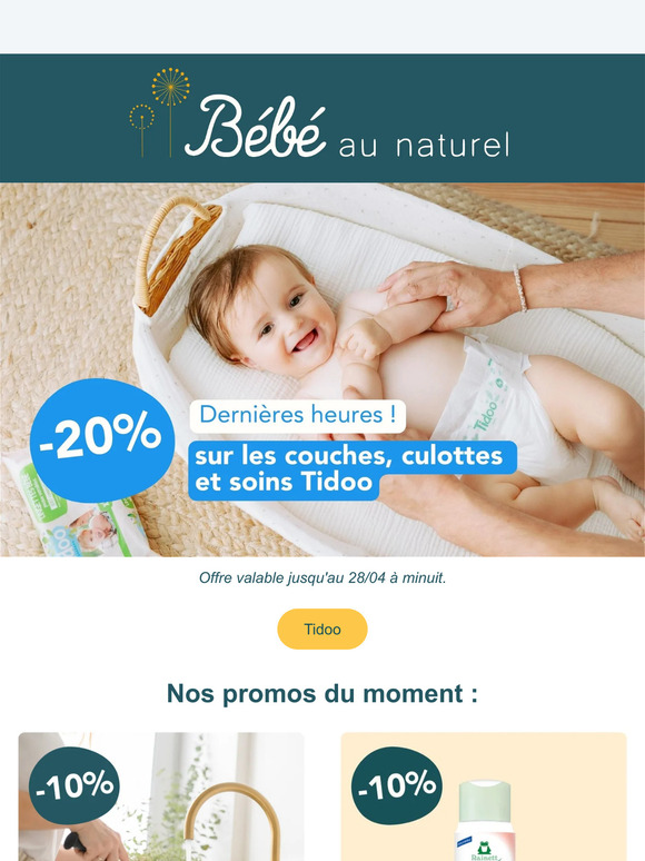 Dernière heures 🚨 -20% sur Tidoo