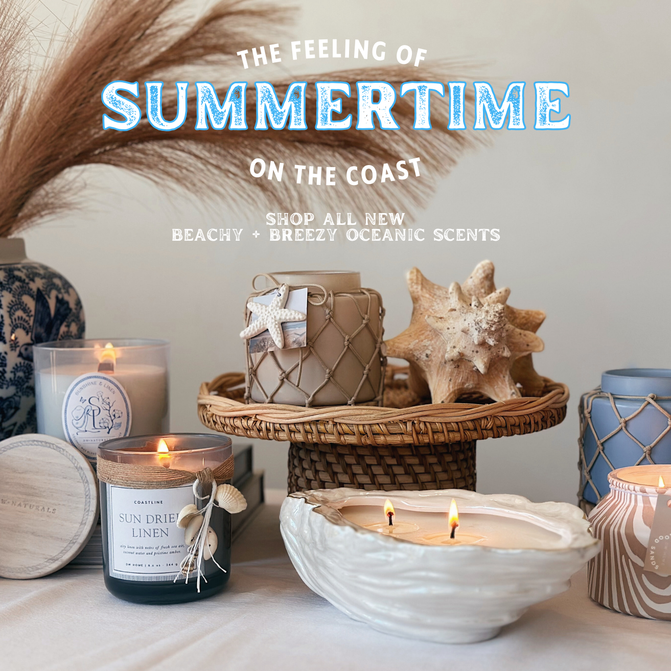the feeling of summertime on the coast