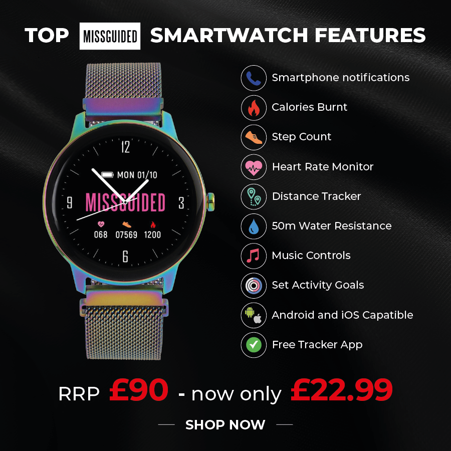 Missguided Smartwatch Features