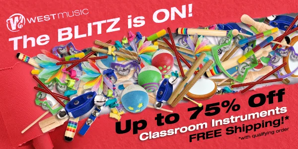 Classroom Bargain Blitz - Up to 75% Off Classroom Instruments!