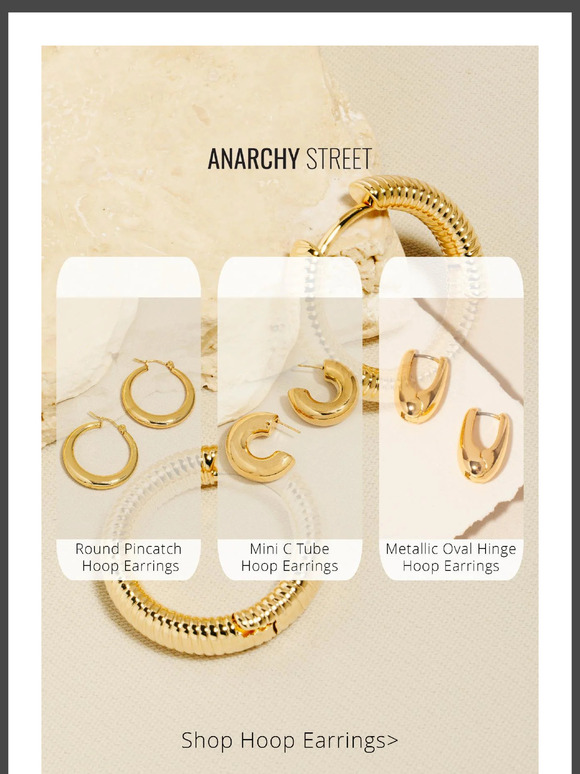 Hoops Galore: Just Landed! Shop New Hoop Earrings💛