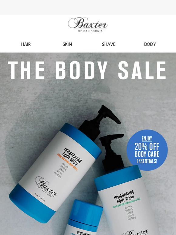 Baxter Of California Email Newsletters Shop Sales, Discounts, and