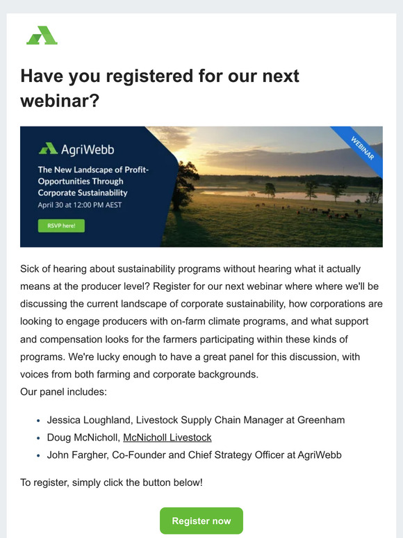 Your April newsletter is here!