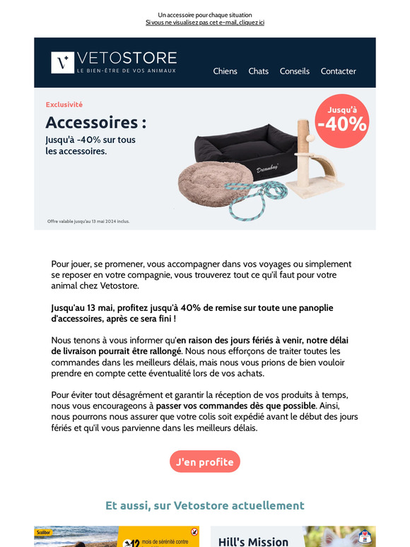 : Profitez jusqu'à -40% sur tous les accessoires