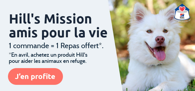 Hill's Mission amis pour la vie : 1 commande = 1 repas offert*