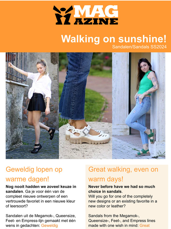 ☀️Geweldig lopen op nieuwe sandalen⛱️Great walking on new sandals☀️